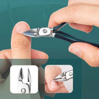 Kit profissional de cuidados com as unhas com 7/10/12/18 peças, conjunto de manicure e pedicure em aço inoxidável, conjunto de cortadores de unhas com estojo de viagem