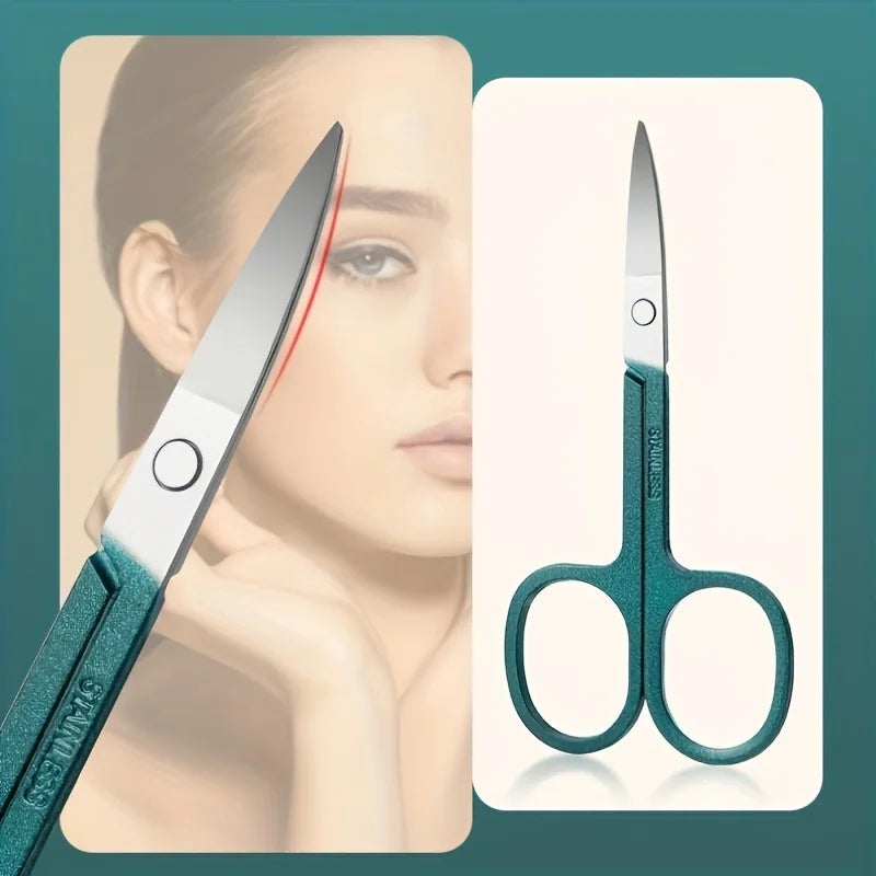 Kit profissional de cuidados com as unhas com 7/10/12/18 peças, conjunto de manicure e pedicure em aço inoxidável, conjunto de cortadores de unhas com estojo de viagem