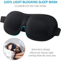 Máscara de dormir 3D, máscara para os olhos em espuma viscoelástica macia, ideal para viagens e para dormir. Leve e prática.