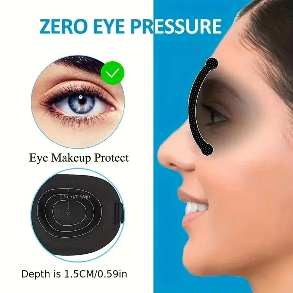 Máscara de dormir 3D, máscara para os olhos em espuma viscoelástica macia, ideal para viagens e para dormir. Leve e prática.