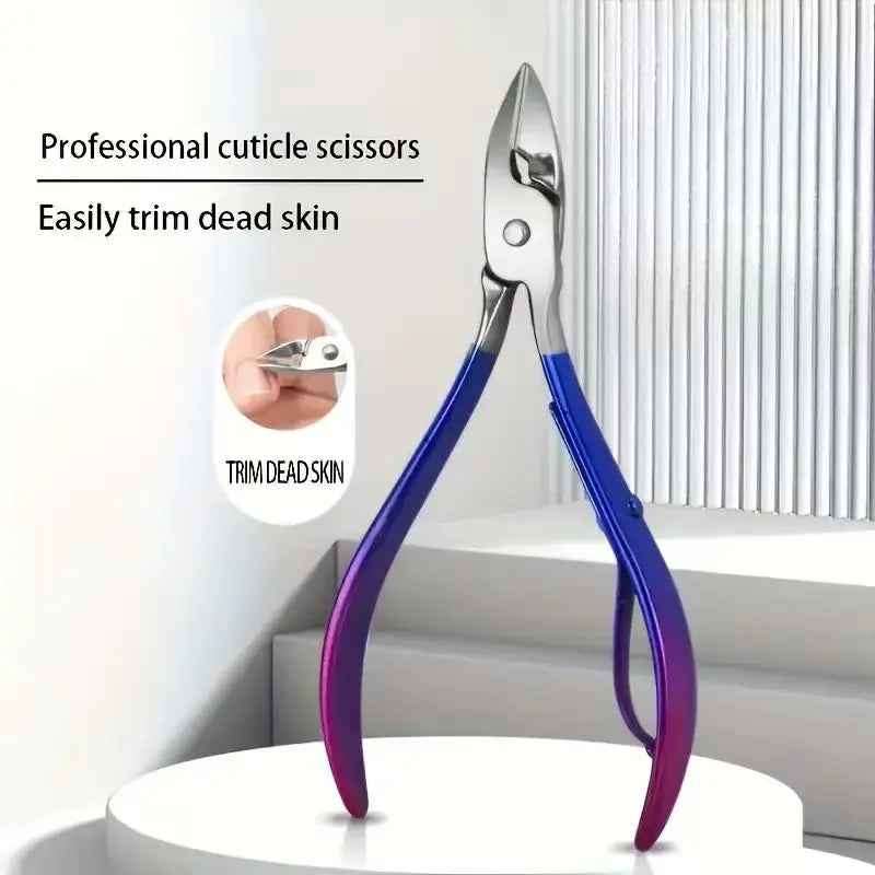 Kit profissional de manicure e pedicure em aço inoxidável com 6 a 30 peças, cuidados de precisão para as unhas, estojo de viagem, cortador de unhas e tesoura.
