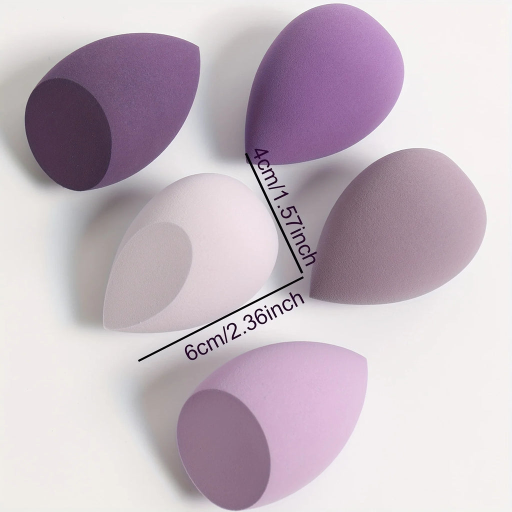 Conjunto de esponjas de maquiagem com 7 ou 18 peças, adequadas para aplicação de BB cream líquido e pó. Esponja dupla para maquiagem, para uso seco e úmido.